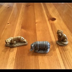VINTAGE WADE PORCELAIN WHIMSIES-3 Safari Animals